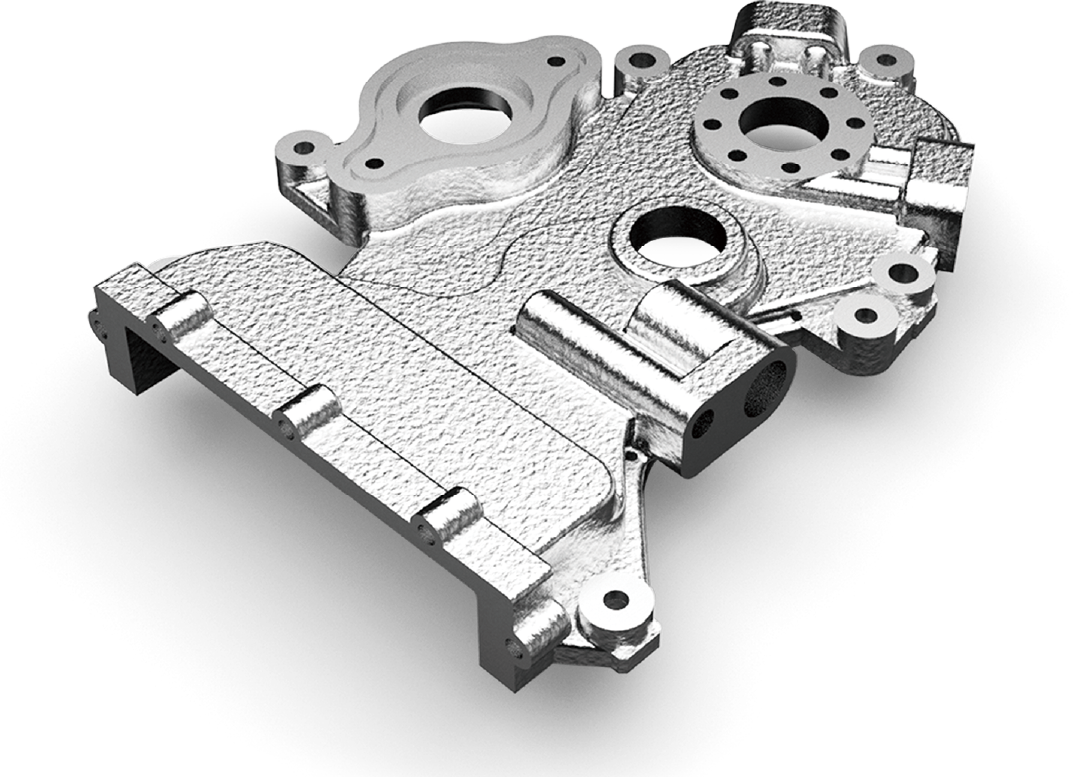 正时链条罩 铝合金 450x330x80