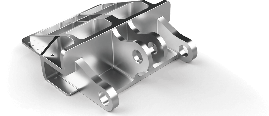 航空 飞机零件 铝合金 300x250x100