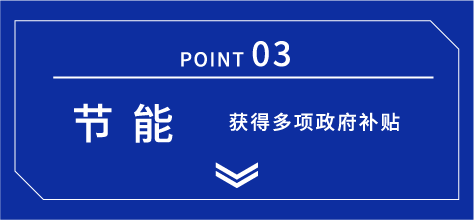 亮点03 节能 获得多项政府补贴