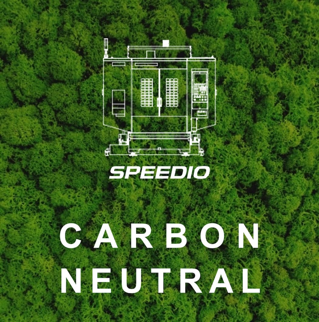 SPEEDIO不断追求更高的环保性能，助力实现碳中和