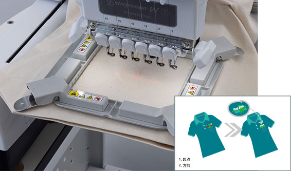 十字绣花定位激光