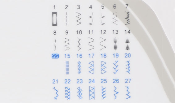 27种实用的缝纫针迹